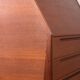 Danish Teak Secretary Desk by Kai Kristiansen for HJN Mobler 1960.