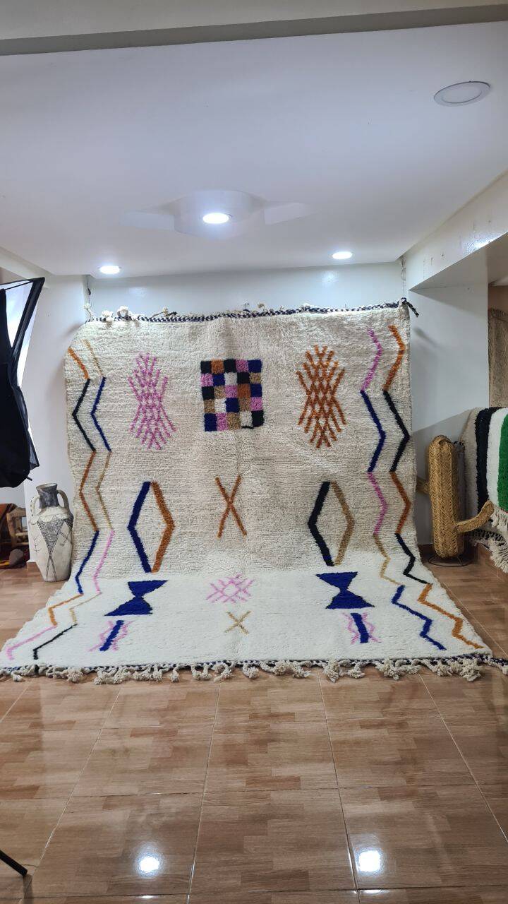 Handmade Berber wool rug 300X200 cm