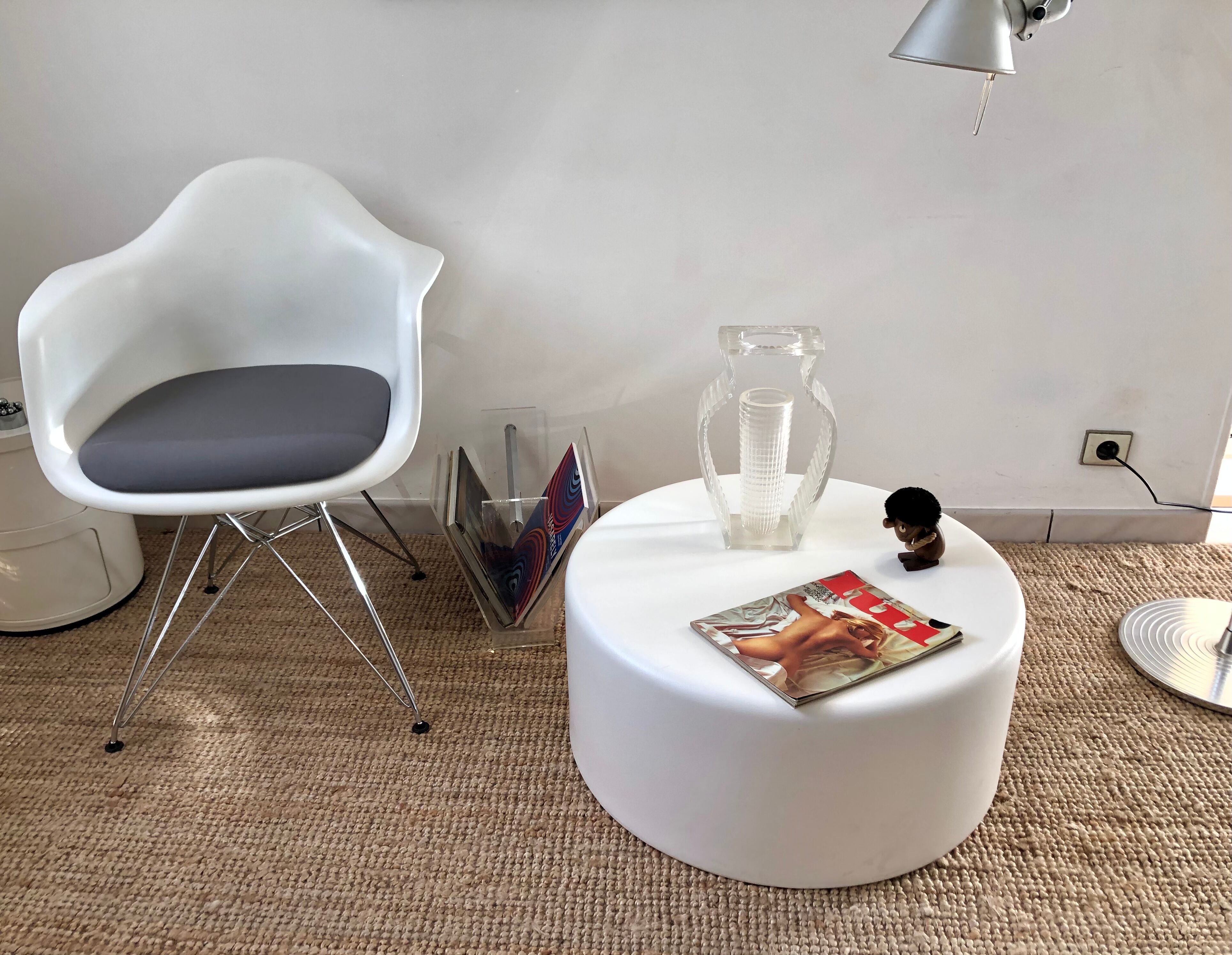 Pedrali WoW design design Claudio Dondoli coffee table - Marco Pocci Polyethylene white