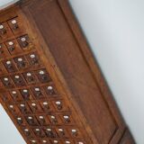 Jeweller's / Watchmaker's Cabinet in French Oak, Early 20th Century