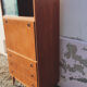 Secretary vintage foot compass veneer wood