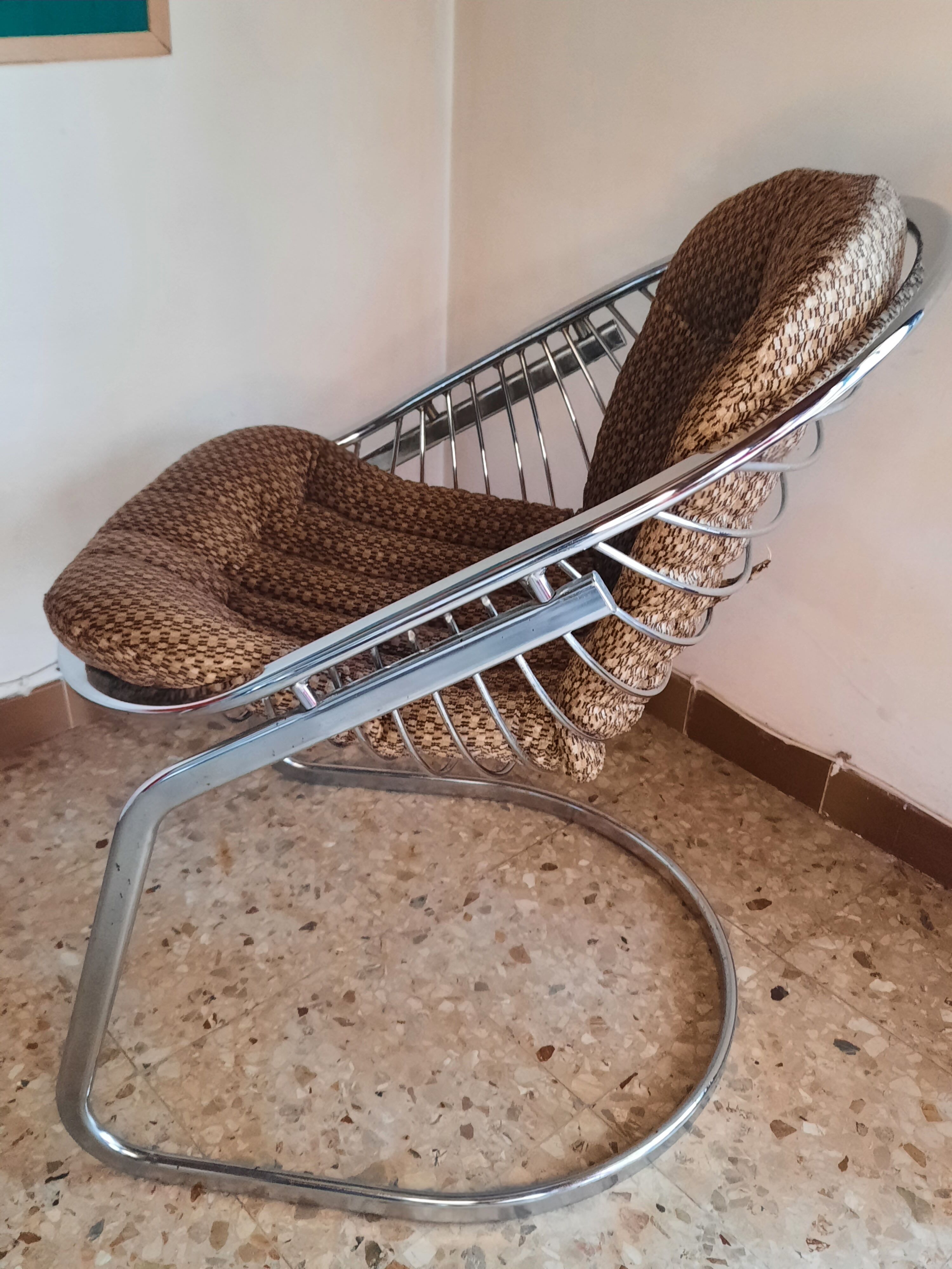Eggchair armchair for Rima, Italy, 70s