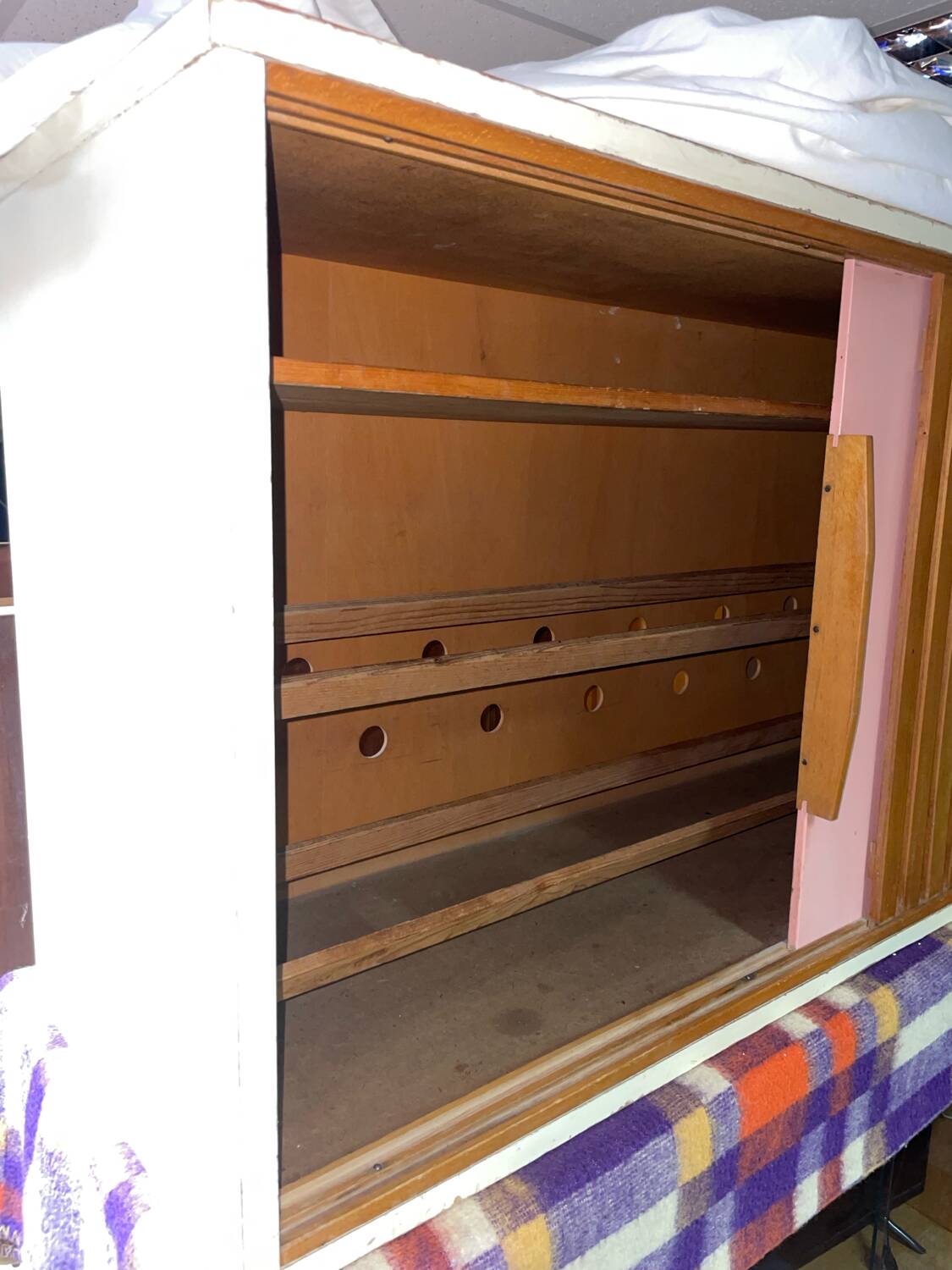 Vintage shoe cabinet for Drevopodnik Brno, 1960