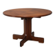 Vintage round table in exotic wood veneer, design, Italy, 1960s
