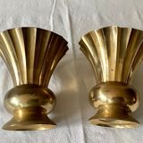 Paire de vases en bronze