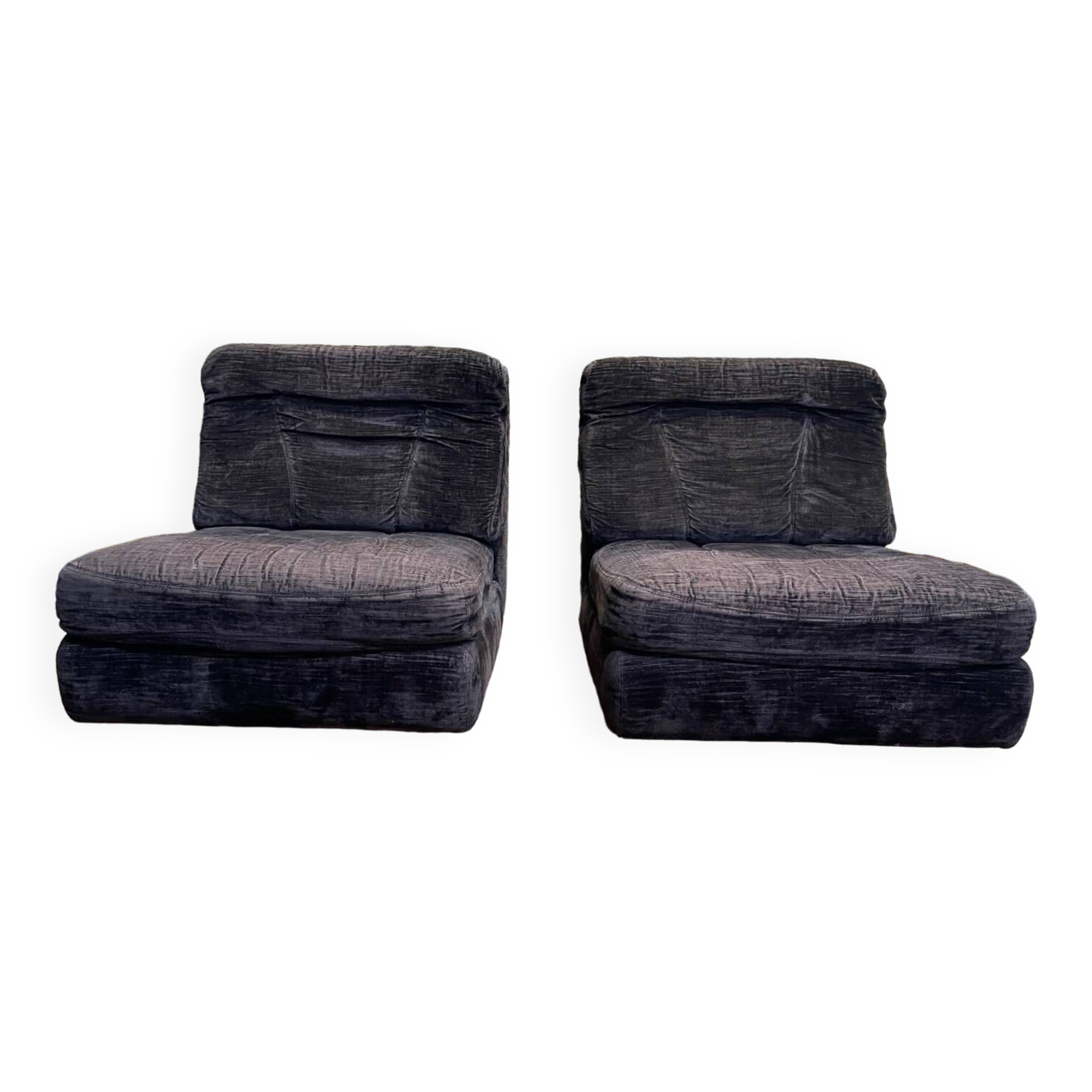 Pair of vintage armchairs 1970