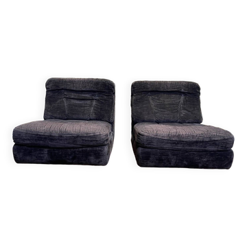 Pair of vintage armchairs 1970