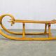 1930s Oak Wooden Sled, Czechoslovakia, Alpine Rustic Piece