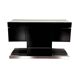 Willy Rizzo Dry Bar, Black Lacquer, Chrome, Leather, Italy circa 1970