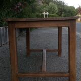 Table de ferme ancienne cirée en chêne