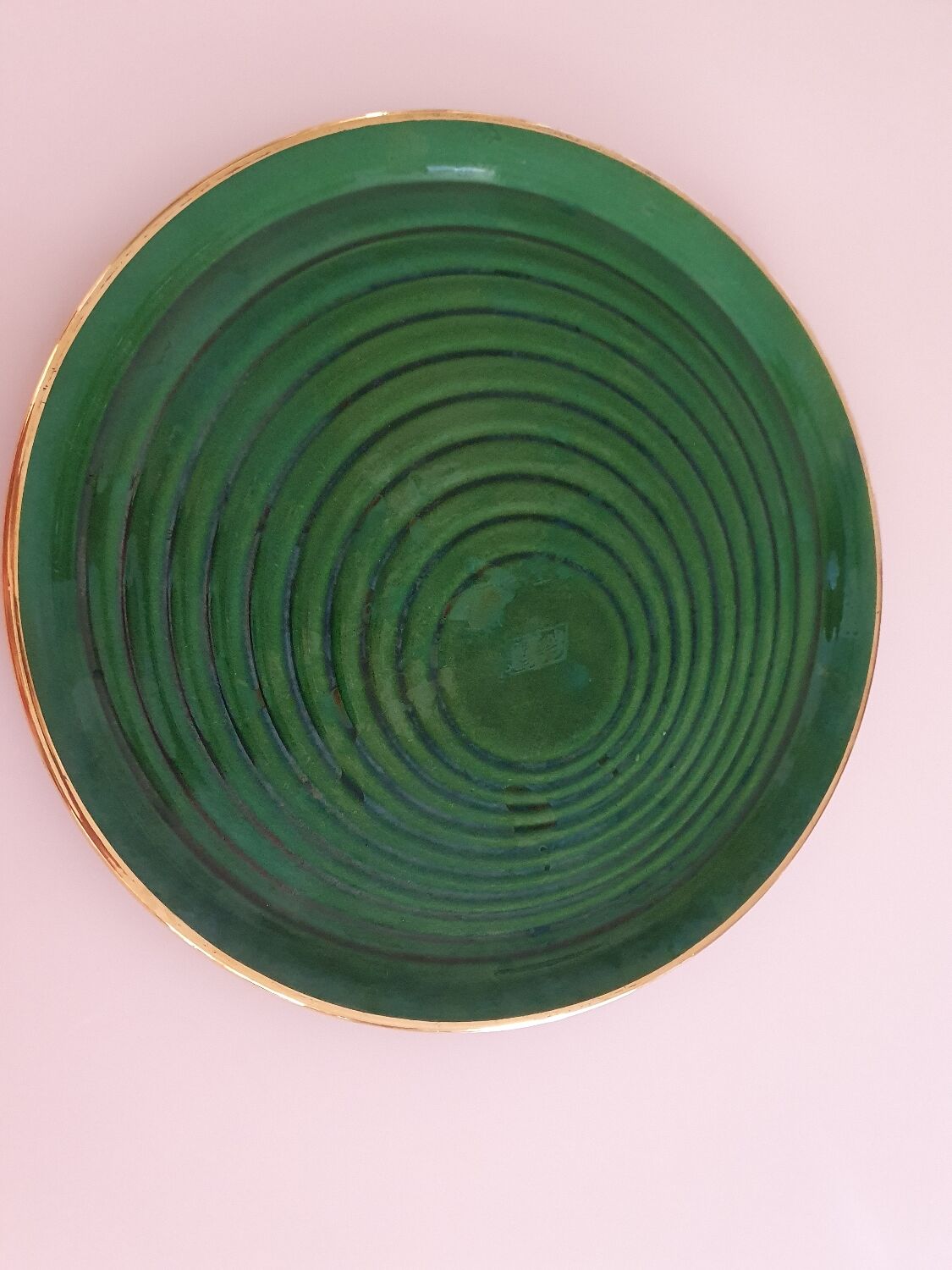 Earthenware dish St Clément workshop B.letalle