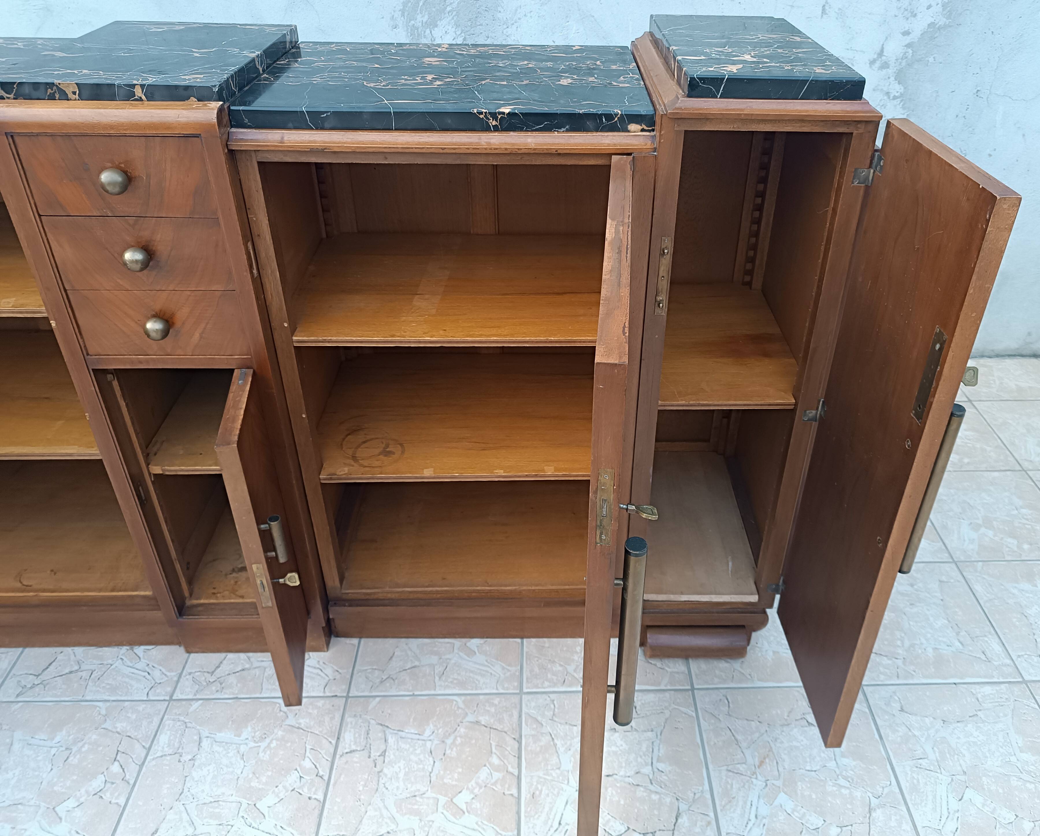 Art Deco mahogany sideboard