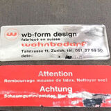 Chaise WB-Form design Wohnbedarf  des années 1970