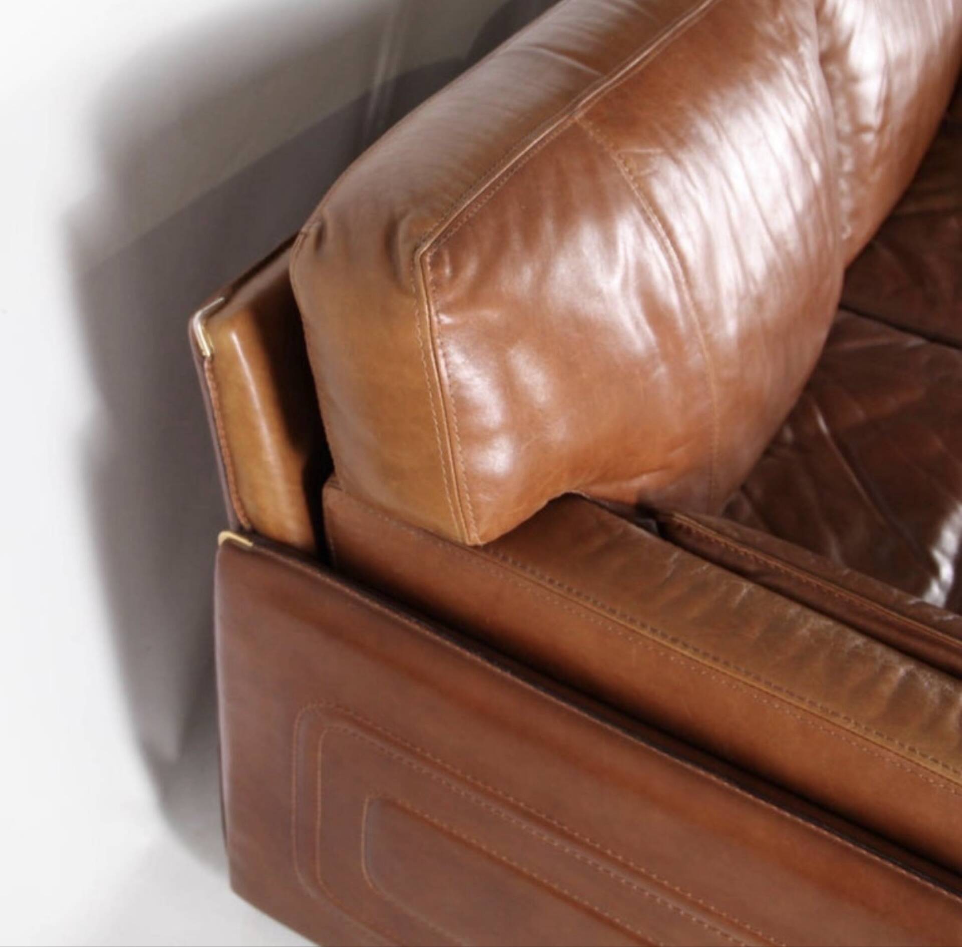 Canapé cuir 3 Roche Bobois
