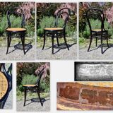 Bistro chair n°14 Veuve Lebrun from 1895 ca
