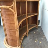 Vintage rattan bar
