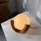 1980s pin support ball desk lamp