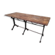 Table de bistrot en fonte 1900 1m50