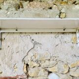 Pair of vintage garden wall shelves, circa 40's/50's