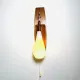 Floating Wall Lamp In Wood & Matt Opal Glass By Philips, The Netherlands, 1950S