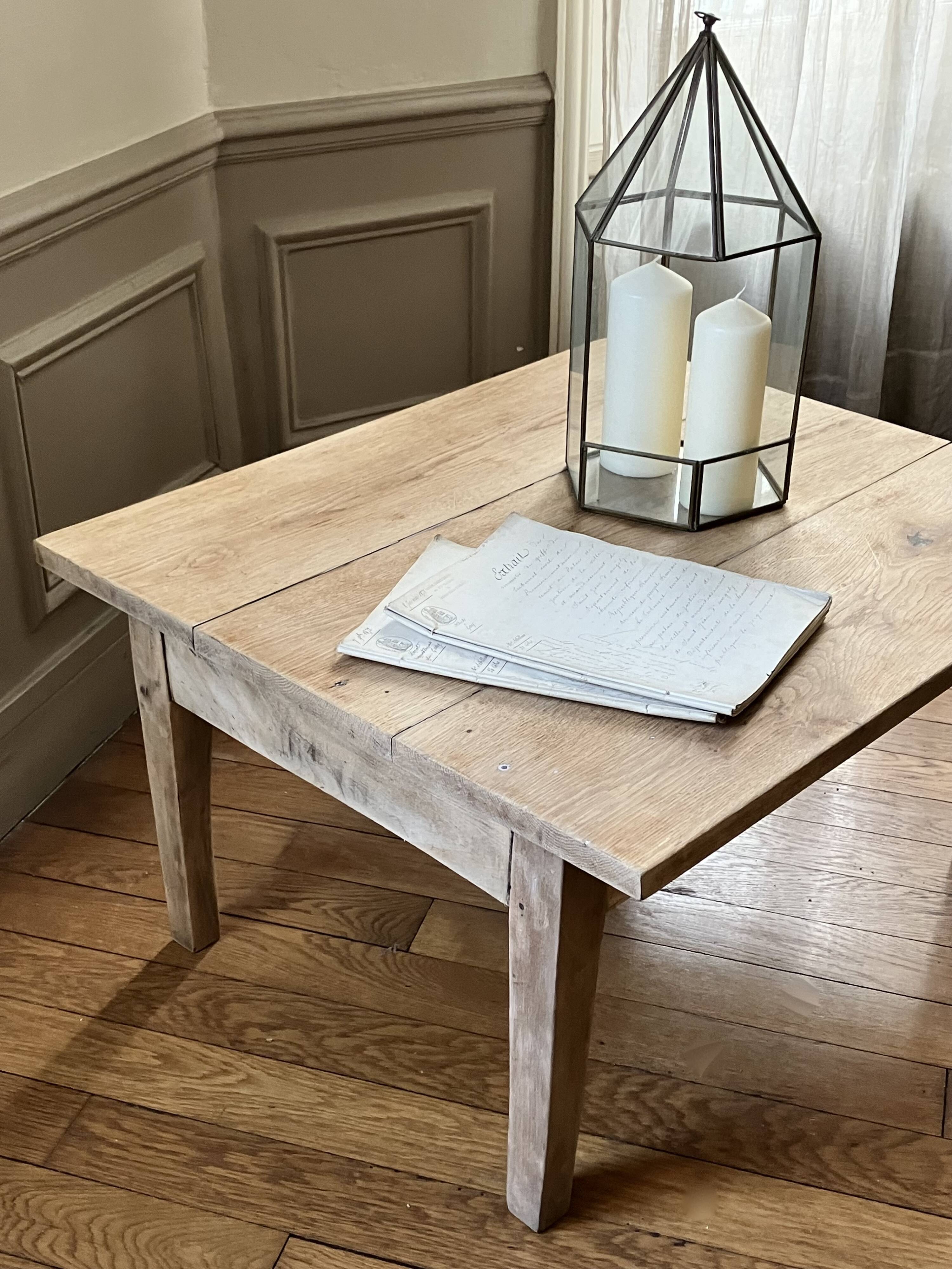 Table basse de ferme