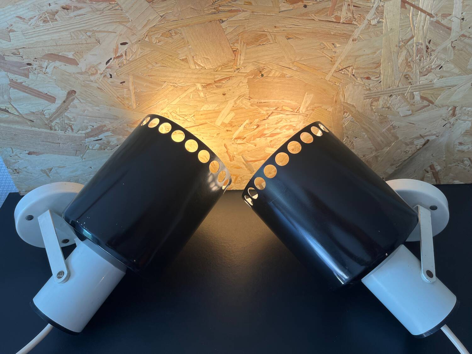 Lita metal wall light from the 80s