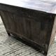 Antique Louis XV low chestnut sideboard with 2 doors and 1 drawer.