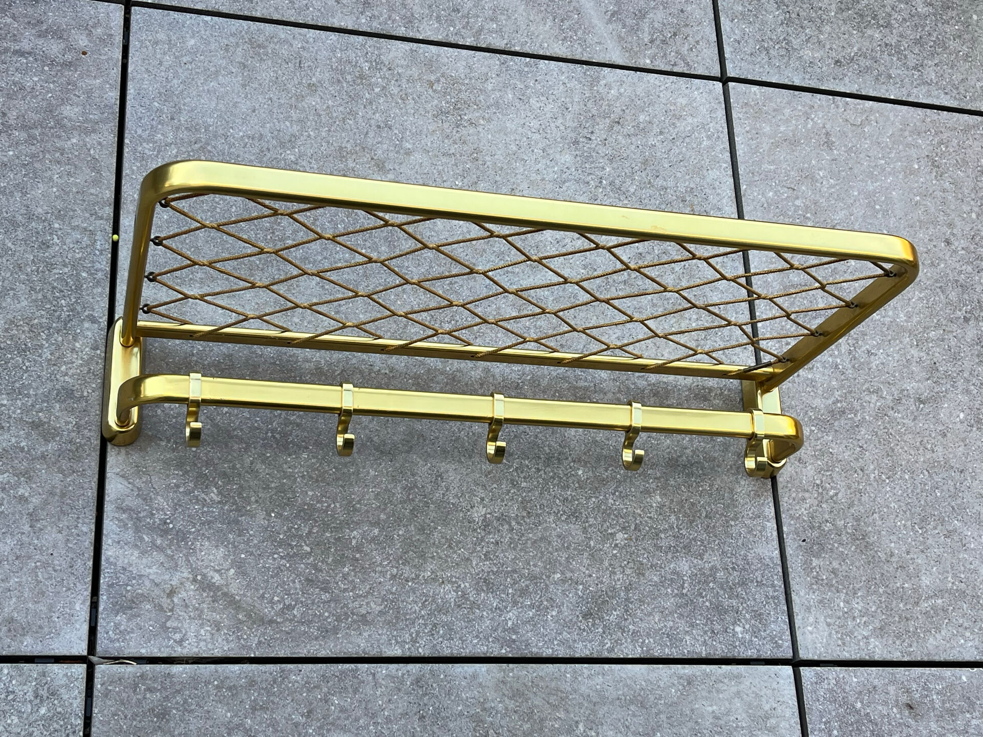 Coat rack style train luggage rack l=62cm