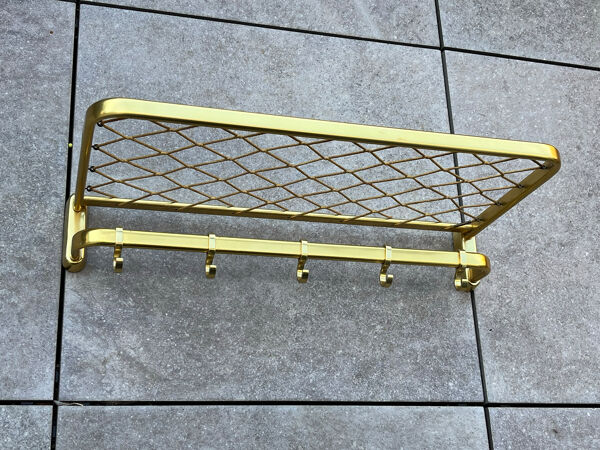 Portemanteau façon porte-bagages de train l=62cm