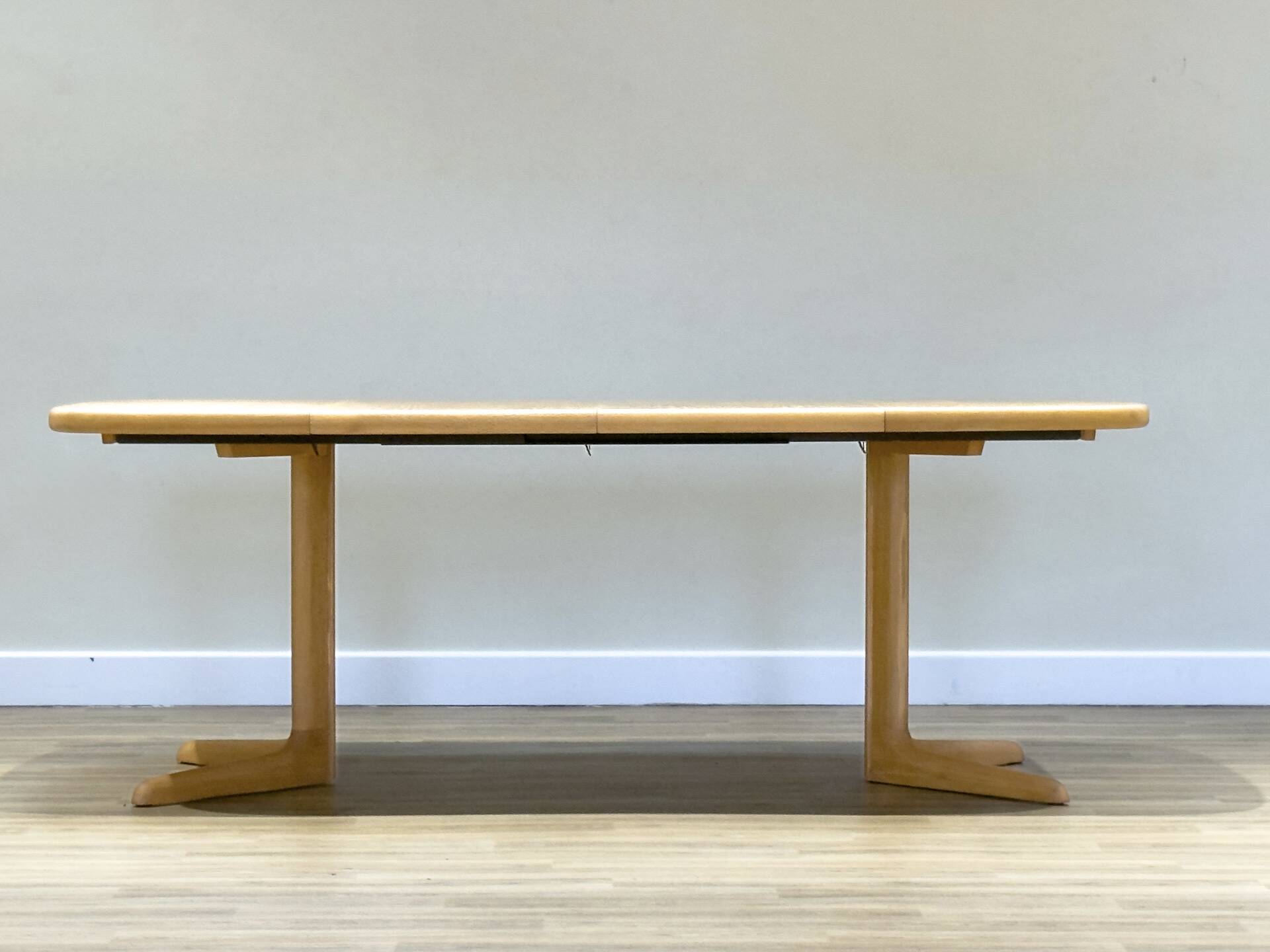 Danish Double Extending Oak Dining Table by Skovby, 1960s