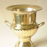 Champagne Bucket on Stand in Brass Médicis Vase Design