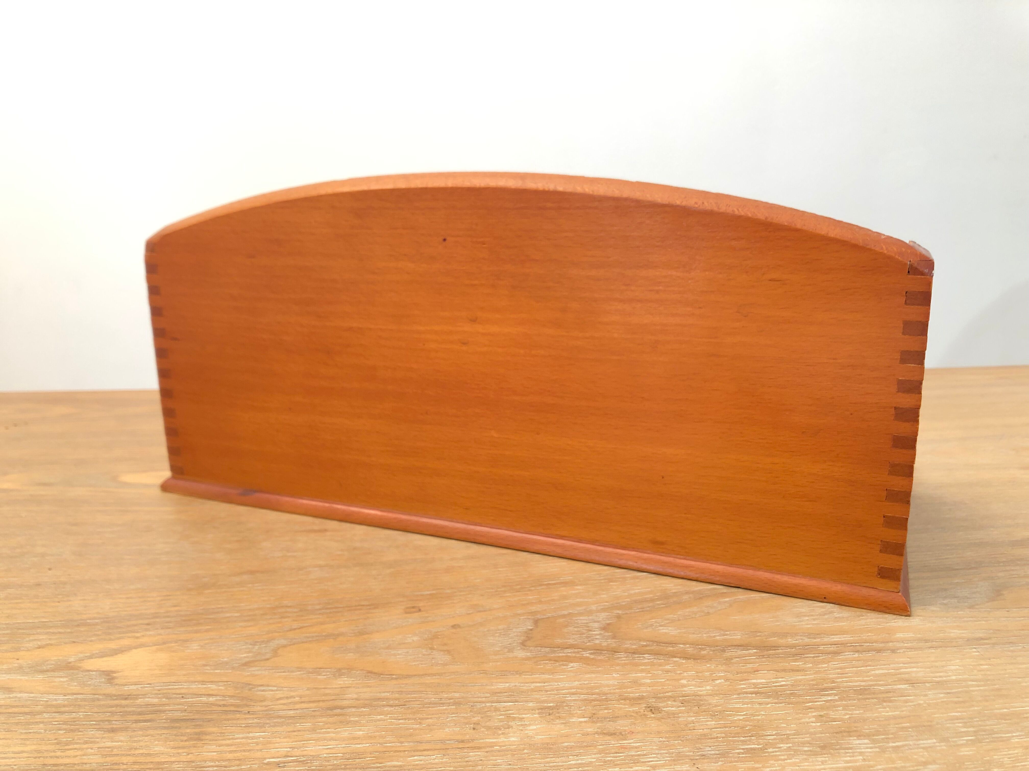 Office storage sorter range mail solid beech vintage 60/70