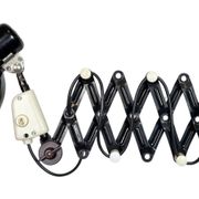 Industrial East German Scissor Lamp from VEB Zweckleuchtenbau Dresden, 1960