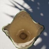 Art Nouveau ceramic dabbling vase