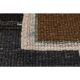 1970s Turkish Hand-Knotted Wool Cotton Brown Runner Rug 149x320