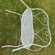French wrought iron garden bench