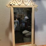 Wrought iron mirror "Country corner" 81x42cm