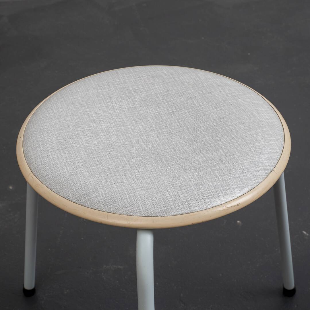 1950s "Werzalit" stool: available 2, Bauhaus Design