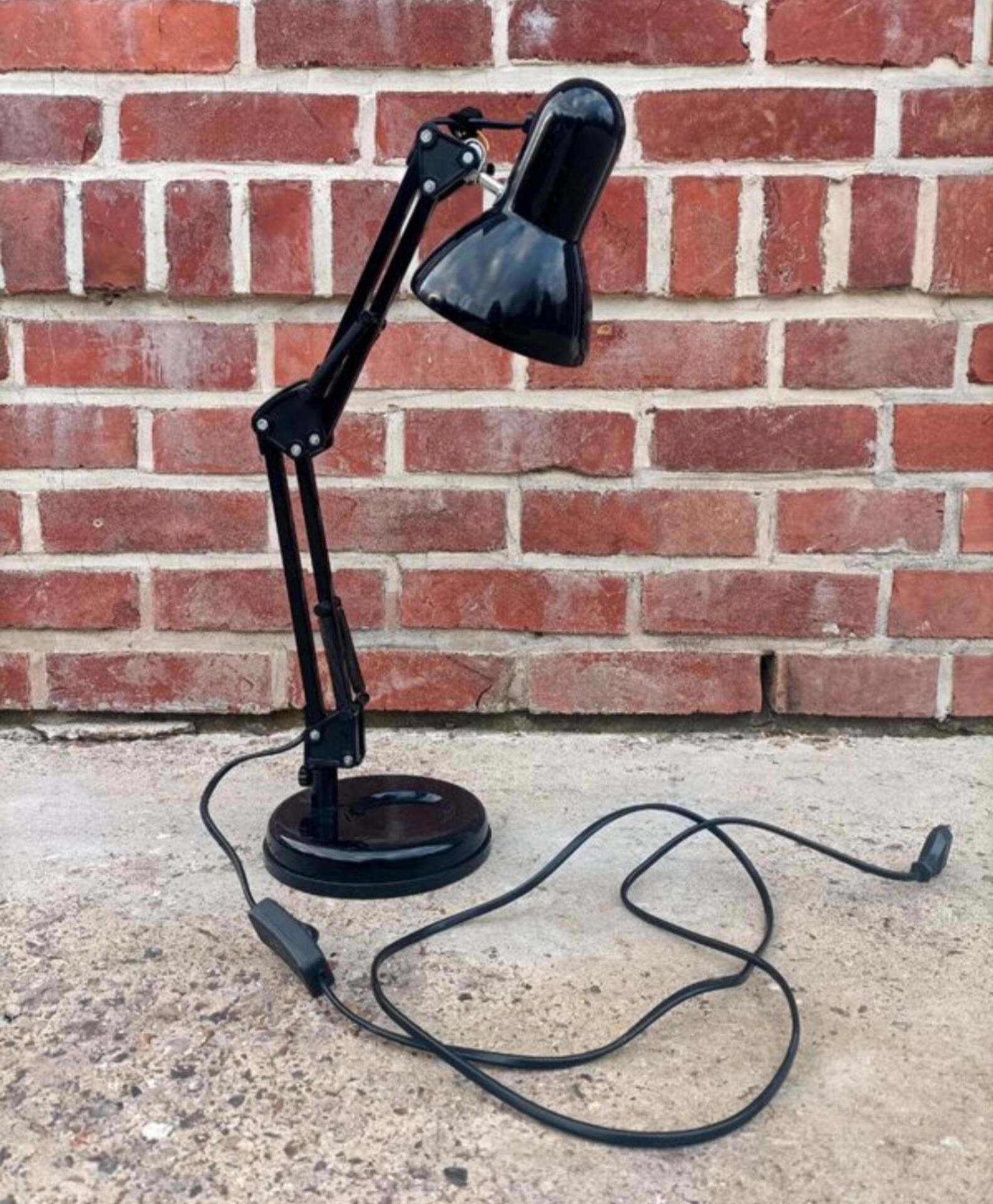 Retro lamp in industrial style