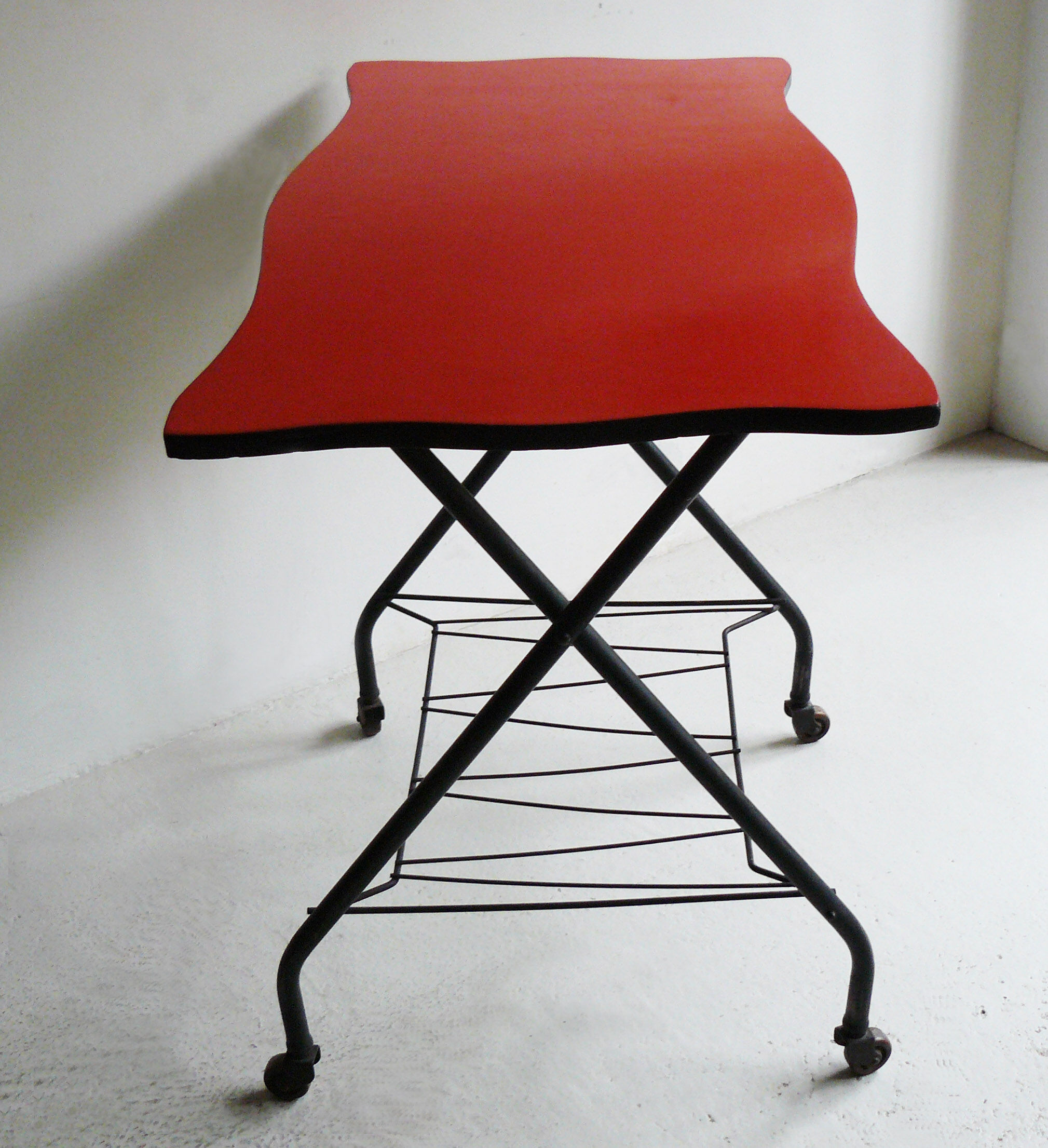 Orange roulette table