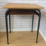 School desk and chair