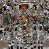 Chandelier with pendants 8 light arms