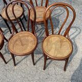 Set of 7 Thonet bistro chairs