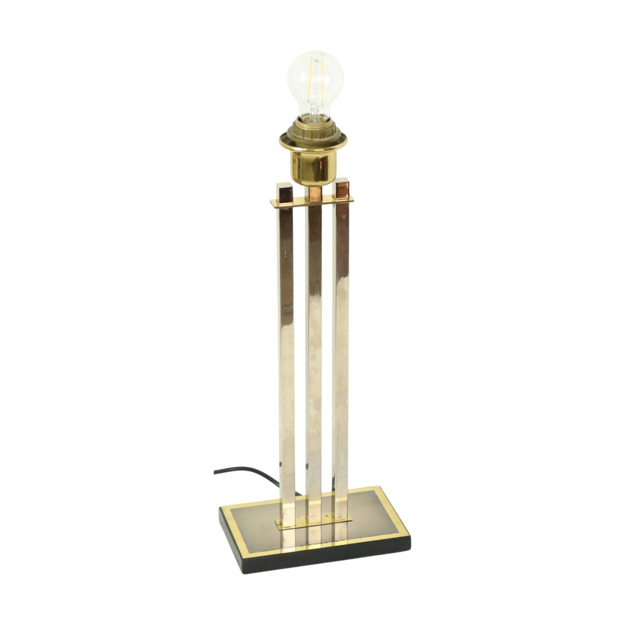 Lampe de table Lusterie Deknudt au design vintage Willy Rizzo