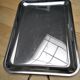 ‌Stainless steel tray with 2 handles
