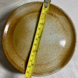 7 assiettes à dessert vintage en grès