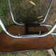 Duo of chairs formica patterns flowers graffiti