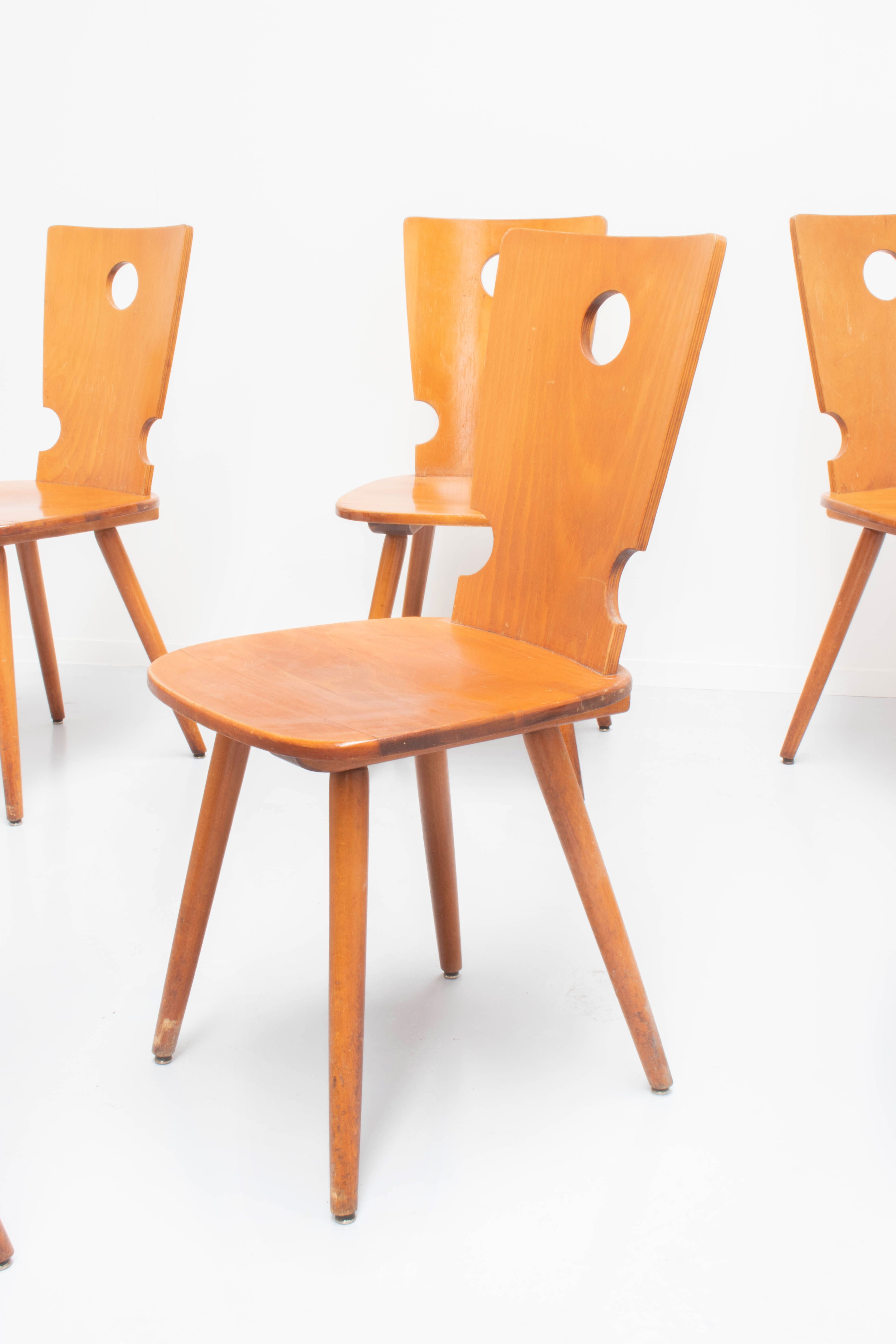 Vintage Brutalist Chair by Vervoort Tilburg