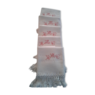 5 bee nest towels and fringes
