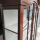 Vitrine anglaise art nouveau. acajou